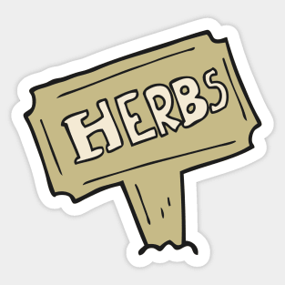 Aromatic herbs | Cute Label Sticker